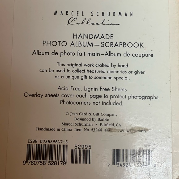 NWOT Marcel Schurman Collection Handmade Photo Album - Scrapbook - Picture 4 of 5